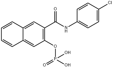 3-((4-氯苯基)氨基甲酰基)萘-2-基磷酸二氢盐