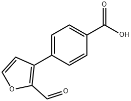 4-(2-Formylfuran-3-yl)benzoic acid
