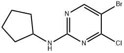 2-Pyrimidinamine, 5-bromo-4-chloro-N-cyclopentyl-