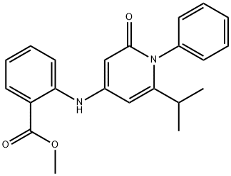 2-[(6-异丙基-2-氧代-1-苯基-1,2-二氢吡啶-4-基)氨基]苯甲酸甲酯