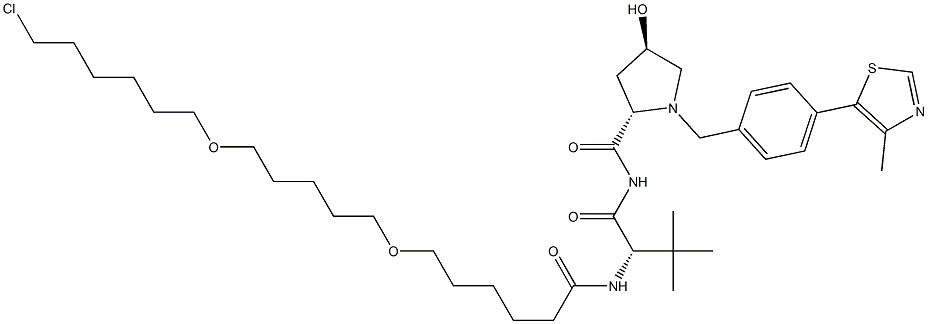 (S,R,S)-AHPC-C6-PEG1-C3-PEG1-butyl chloride