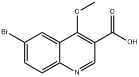 3-Quinolinecarboxylic acid, 6-bromo-4-methoxy-