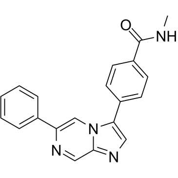 Benzamide, N-methyl-4-(6-phenylimidazo[1,2-a]pyrazin-3-yl)-