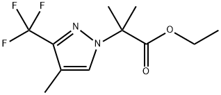ethyl 2-methyl-2-[4-methyl-3-(trifluoromethyl)-1H-pyrazol-1-yl]propanoate
