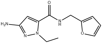1H-Pyrazole-5-carboxamide, 3-amino-1-ethyl-N-(2-furanylmethyl)-