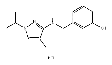 3-{[(1-isopropyl-4-methyl-1H-pyrazol-3-yl)amino]methyl}phenol