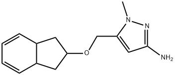 1H-Pyrazol-3-amine, 1-methyl-5-[[(2,3,3a,7a-tetrahydro-1H-inden-2-yl)oxy]methyl]-