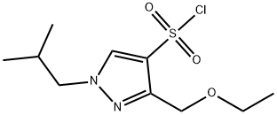3-(ethoxymethyl)-1-isobutyl-1H-pyrazole-4-sulfonyl chloride