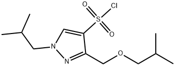 1H-Pyrazole-4-sulfonyl chloride, 3-[(2-methylpropoxy)methyl]-1-(2-methylpropyl)-