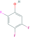 2-碘-4,5-二氟苯酚
