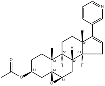 Androst-16-en-3-ol, 5,6-epoxy-17-(3-pyridinyl)-, 3-acetate, (3β,5β,6β)-