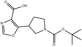 5-{1-[(tert-butoxy)carbonyl]pyrrolidin-3-yl}-1,3-oxazole-4-carboxylic acid