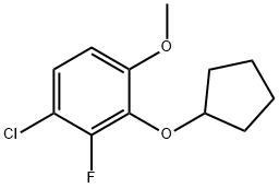 1-chloro-3-(cyclopentyloxy)-2-fluoro-4-methoxybenzene