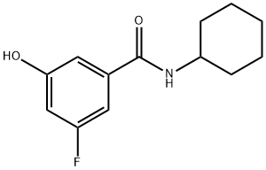 Benzamide, N-cyclohexyl-3-fluoro-5-hydroxy-