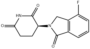 2,6-Piperidinedione, 3-(4-fluoro-1,3-dihydro-1-oxo-2H-isoindol-2-yl)-, (3S)-