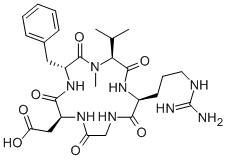Cyclo(L-arginylglycyl-L-aspartyl-D-phenylalanyl-N-methyl-L-valyl)