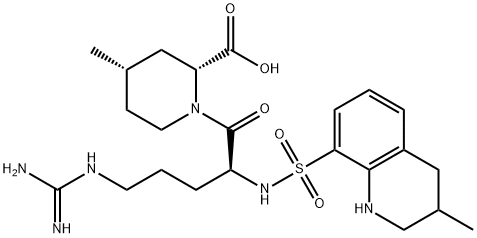 (2R,4S)-4-methyl-1-(((3-methyl-1,2,3,4-tetrahydroquinolin-8-yl) sulfonyl)-L-arginyl)piperidine-2-carboxylic acid