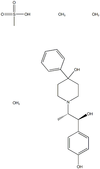 1-((1S,2S)-1-Hydroxy-1-(4-hydroxyphenyl)propan-2-yl)-4-phenylpiperidin-4-ol Methanesulfonate trihydrate