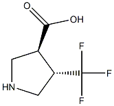 3-Pyrrolidinecarboxylic acid, 4-(trifluoromethyl)-, (3S,4S)-