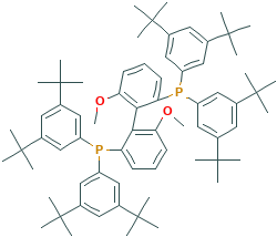 (R)-(+)-2,2'-双[二(3,5-二叔丁基苯基)磷]-6,6'-二甲氧基-1,1'-联苯