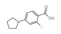 2-氯-4-(1-吡咯烷)苯甲酸