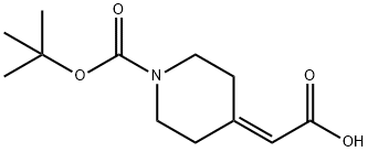 1-Boc-Piperidin-4-Ylideneacetic Acid