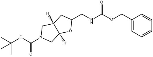 Cis-Tert-Butyl 2-((((Benzyloxy)Carbonyl)Amino)Methyl)Tetrahydro-2H-Furo[2,3-C]Pyrrole-5(3H)-Carboxylate*