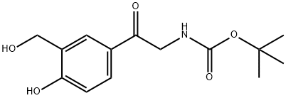 N-[2-[4-Hydroxy-3-(hydroxymethyl)phenyl]-2-oxoethyl]carbamic acid 1,1-dimethylethyl ester