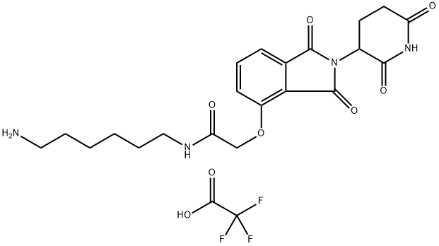 Thalidomide-O-amido-C6-NH2 (TFA)