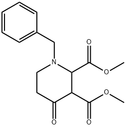 2,3-Piperidinedicarboxylic acid, 4-oxo-1-(phenylmethyl)-, 2,3-dimethyl ester