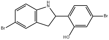 5-bromo-2-(5-bromoindolin-2-yl)phenol