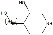 (3R,4R)-rel-3-羟基-4-哌啶甲醇