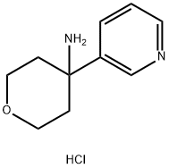 2H-Pyran-4-amine, tetrahydro-4-(3-pyridinyl)-, hydrochloride (1:1)