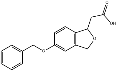 1-Isobenzofuranacetic acid, 1,3-dihydro-5-(phenylmethoxy)-
