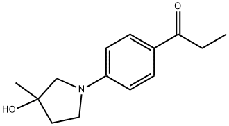 1-(4-(3-hydroxy-3-methylpyrrolidin-1-yl)phenyl)propan-1-one