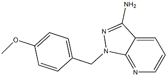 [1-[(4-METHOXYPHENYL)METHYL]-1H-PYRAZOLO[3,4-B]PYRIDIN-3-AMINE]