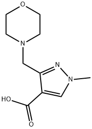 1-methyl-3-(morpholin-4-ylmethyl)-1H-pyrazole-4-carboxylic acid