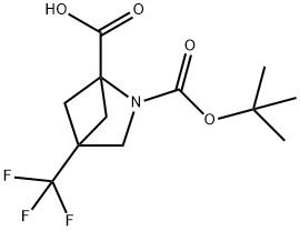 2-(叔丁氧基羰基)-4-(三氟甲基)-2-氮杂双环[2.1.1]己烷-1-羧酸