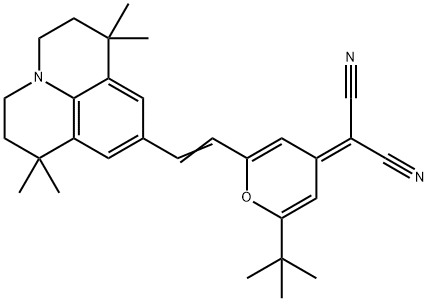 Propanedinitrile,[2-(1,1-dimethylethyl)-6-[2-(2,3,6,7-tetrahydro-1,1,7,7-tetramethyl-1H,5H-benzo[ij]quinolizin-9-yl)ethenyl]-4H-pyran-4-ylidene]-