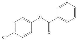 Benzoic acid, p-chlorophenyl ester