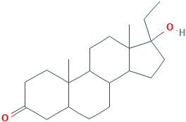 17β-Hydroxy-17-ethyl-5α-androstane-3-one