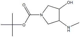 trans-tert-Butyl-3-hydroxy-4-(methylamino)pyrrolidine-1-carboxylate