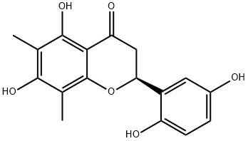 4H-1-Benzopyran-4-one, 2-(2,5-dihydroxyphenyl)-2,3-dihydro-5,7-dihydroxy-6,8-dimethyl-, (2S)-