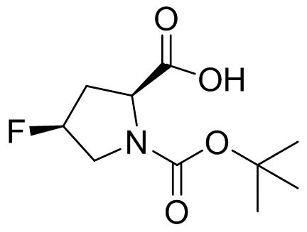 Boc-(2S,4S)-4-fluoro-pyrrolidine-2-carboxylic acid, Boc-flp-OH