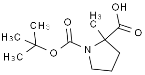 1,2-Pyrrolidinedicarboxylic acid, 2-methyl-, 1-(1,1-dimethylethyl) ester