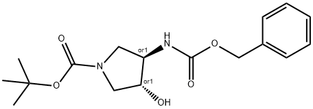 Trans-Tert-Butyl 3-(((Benzyloxy)Carbonyl)Amino)-4-Hydroxypyrrolidine-1-Carboxylate(WX641019)