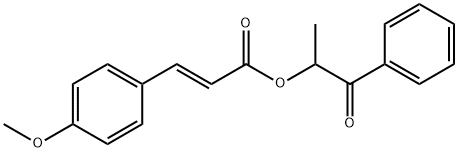 1-OXO-1-PHENYLPROPAN-2-YL (E)-3-(4-METHOXYPHENYL)ACRYLATE
