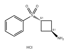 3-(BENZENESULFONYL)CYCLOBUTAN-1-AMINE HYDROCHLORIDE, TRANS