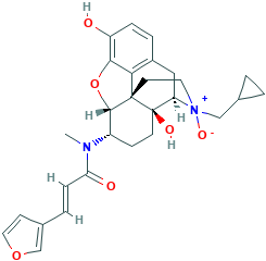 2-Propenamide, N-[(5α,6β)-17-(cyclopropylmethyl)-4,5-epoxy-3,14-dihydroxy-17-oxidomorphinan-6-yl]-3-(3-furanyl)-N-methyl-, (2E)-