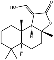 (1R,3aR,9aS,9bR)-3a,6,6,9a-tetramethyl-2-oxododecahydronaphtho[2,1-b]furan-1-carbaldehyde